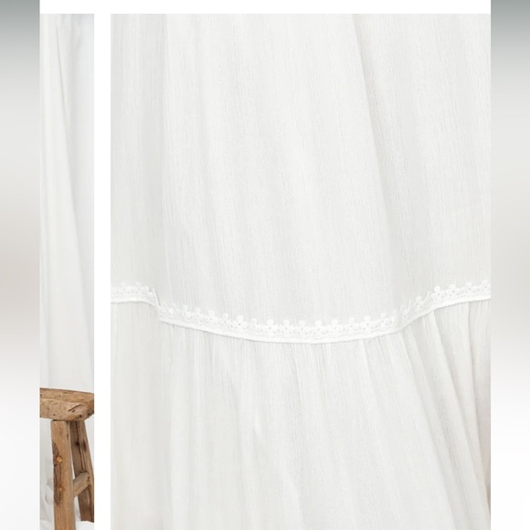 Fortunate One Strapless Maxi Dress White Sz M New with Tags! - Picture 6 of 16